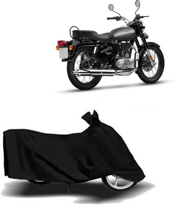 Exciting collections Two Wheeler Cover for Royal Enfield(Bullet, Black)
