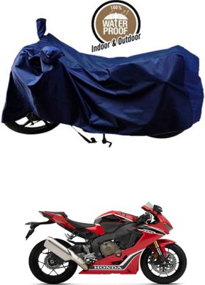 RONISH Waterproof Two Wheeler Cover for Honda(CBR1000RR Fireblade, Blue)