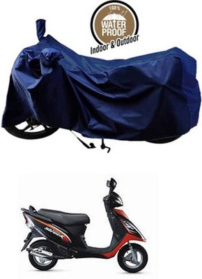 RONISH Waterproof Two Wheeler Cover for TVS(Scooty Streak, Blue)