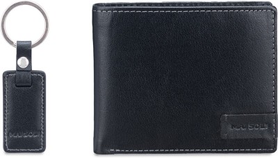 Mai Soli Men Black, Brown Genuine Leather Wallet(6 Card Slots)