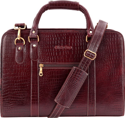 Click One CLICKONE-FRONT-ZIP-CROCIDLE-BROWN-1 Messenger Bag(Multicolor, 20 L)