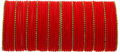 Amika Metal Gold-plated Bangle Set(Pack of 60)