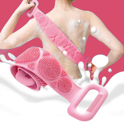 RadhaTex Silicone Bubble Bath Scrubbing Pink
