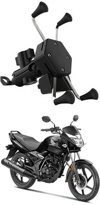 RKPSP Waterproof & Premium Bike Mobile X-Grip Holder With Charger For Unicorn Bike Mobile Holder(Black)