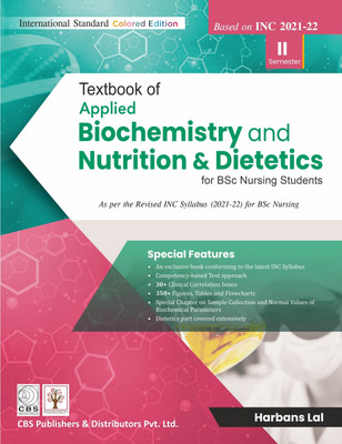 Textbook of Applied Biochemistry and Nutrition and Dietetics for Bsc Nursing Students(English, Paperback, unknown)