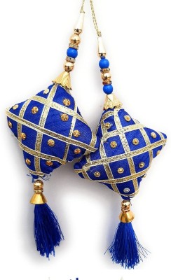 DARSHITABHAV Latkan Brooch(Blue)