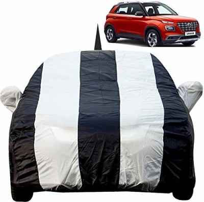 Autofact Car Cover For Hyundai Venue (With Mirror Pockets)(White, Blue, For 2019, 2020, 2021 Models)