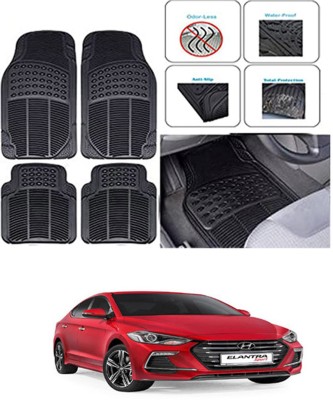 RONISH Rubber Standard Mat For  Hyundai Elantra(Black)