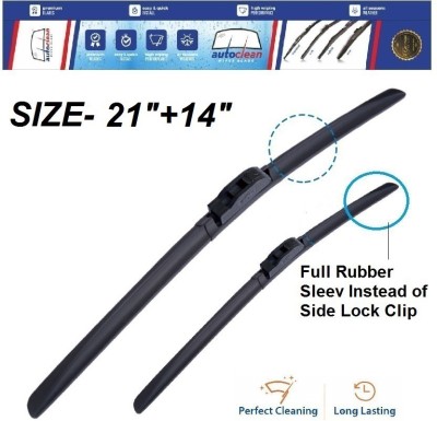 AutoClean FRAMELESS/SOFT Windshield Wiper(2114 cm, Passenger And Driver Side Wipers)