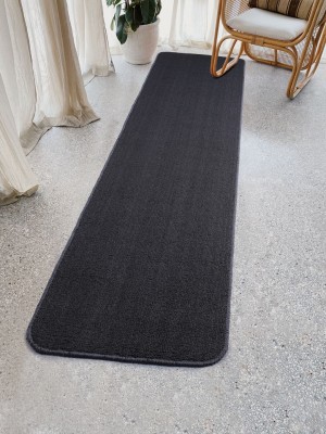 Saral Home Grey Polyester Runner(1 ft,  X 6 ft, Rectangle)