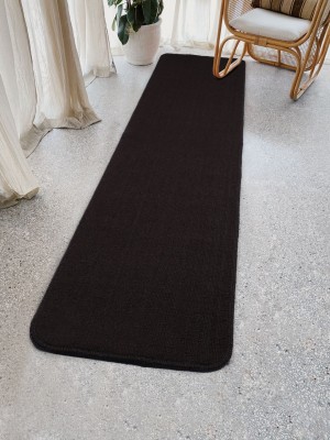 Saral Home Brown Polyester Runner(1 ft,  X 6 ft, Rectangle)