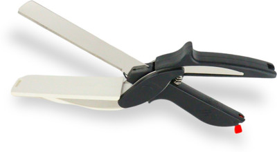 Qtonz Cutter Kitchen Knife & Vegetable and Fruit Clever Cutter (1 Clever Cutter Knife) Vegetable & Fruit Slicer(1 Clever Cutter)