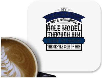 UDNAG Square Reversible Polyester Coaster(Pack of 1)