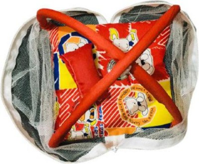 Kanha Poshak Mosquito Net Bed for laddu gopal/ bal gopal/ Kanha ji/krishna 2no. 3no. Dress(Cotton)