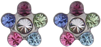 STUDEX Daisy Rainbow Allergy free Metal Stud Earring