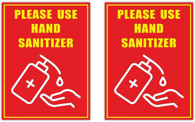 KREEPO PLEASE USE HAND SANITIZER Emergency Sign