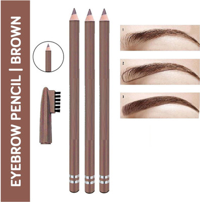 Latixmat MATTE FINISH WATER PROFF & LONG LASTING EYE BROW PENCIL FOR ALL SKIN TYPE(BROWN)