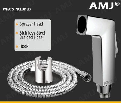 AMJ Cubix (ABS) Chrome Plated Health Faucet Health  Faucet(Wall Mount Installation Type)