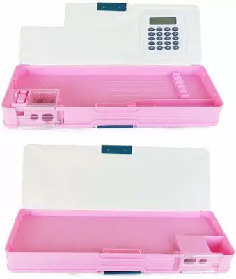 Willyard Good Quality Double Side Open With Calculator Geometry Box for Kids Boy&Girl Geometry Box(Multicolor)