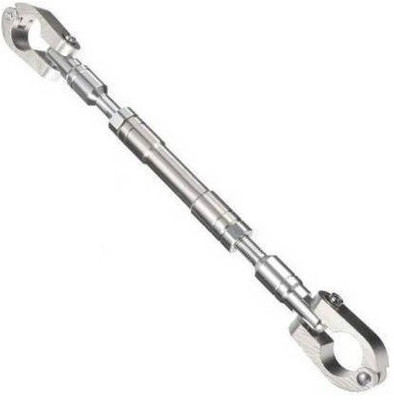 SRPHERE Universal Adjustable Motorcycle Handlebar Cross Bar For Universal Bike Handle Bar (Silver) Handle Bar(Silver)