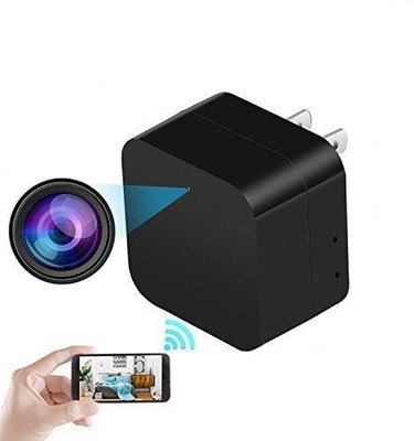 FEERO Socket Charger Hidden WiFi HD 1080P View USB Charger WiFi Require for Live View Spy Camera(1 Channel)