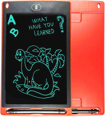 PHAGQU Portable 8.5 inch LCD Re-Writing Paperless Electronic Digital Notepad Board for Writing And Learning LCD Writing Tablet Pad(Black, Red)