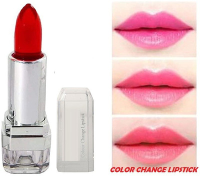 MYEONG Transparent Color Change Jelly Moisturizing Lipstick(PINK, 3.6 g)