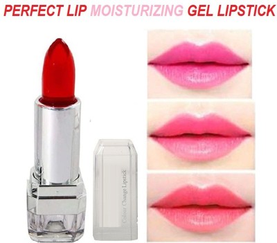 GFSU WATERPROOF AND LONG LASTING GEL MOISTURIZING MAGIC COLOR CHANGE LIPSTICK(PINK, 3.6 g)