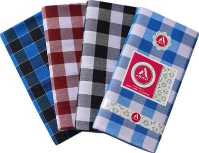 AKHVI Checkered Multicolor Lungi