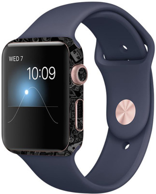 wrap craft Apple Watch Series 7 41 mm Mobile Skin(Black, Grey)