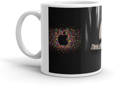 Mr UVD Logo Think Different Design Premium Quality Ceramic Coffee Mug(350 ml)