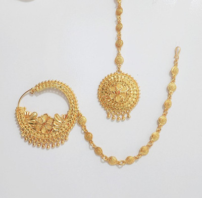 XFOX Gold-plated Plated Alloy Nathiya(Pack of 2)