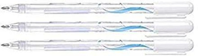 IKIS White Gel Pen Gel Pen(Pack of 3, Ink Color - White)