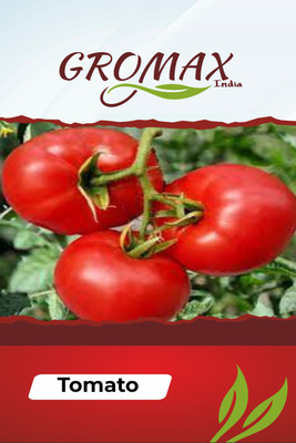 Gromax India Tomato Seeds With Free Try Me Seeds Pack Seed(40 per packet)