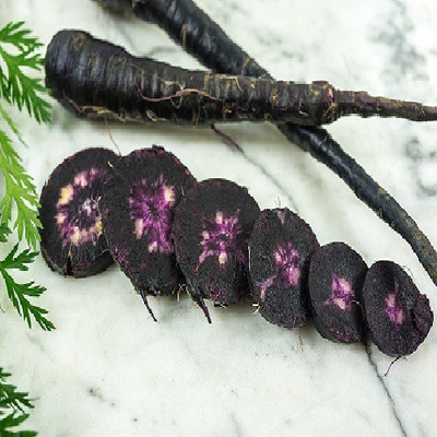 ALPINE HYBRID SEEDS Black carrot Seed(50 per packet)