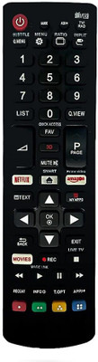 Akshita Compatible For LED LCD 4K OLED Smart TV Plasma TV Universal Remote Control ( Chake Image With Old Remote ) LG Remote Controller(Black)