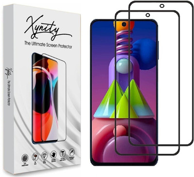 XYNITY Edge To Edge Screen Guard for Samsung Galaxy F62(Pack of 2)