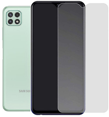 Litekart Edge To Edge Tempered Glass for Samsung Galaxy a22 5g 2021 Matte Finish Gaming Screen Guard Full Screen Coverage Except Edges(Pack of 1)