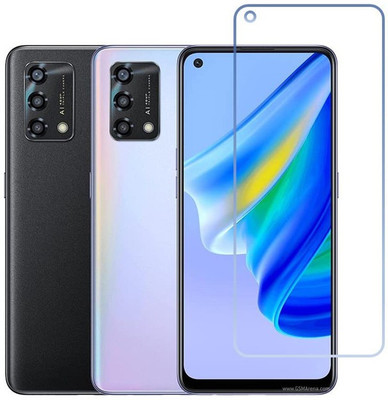 Litekart Edge To Edge Tempered Glass for Oppo A95 Matte Finish Gaming Screen Guard Full Screen Coverage Except Edges(Pack of 1)