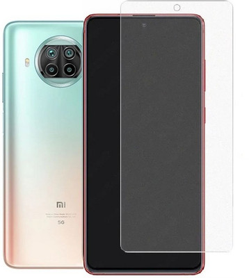SHAKU Edge To Edge Tempered Glass for Xiaomi Readmi mi 10 i Matte Finish Gaming Screen Guard Full Screen Coverage Except Edges(Pack of 1)