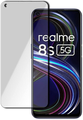 Litekart Edge To Edge Tempered Glass for Realme 8 5g Matte Finish Gaming Screen Guard Full Screen Coverage Except Edges(Pack of 1)