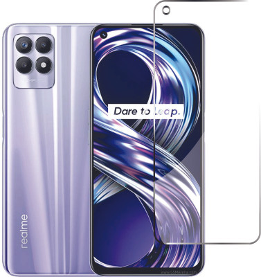 Litekart Edge To Edge Tempered Glass for realme 8i Matte Finish Gaming Screen Guard Full Screen Coverage Except Edges(Pack of 1)