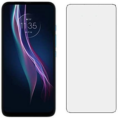 Litekart Edge To Edge Tempered Glass for Moto One Fusion Plus Matte Finish Gaming Screen Guard Full Screen Coverage Except Edges(Pack of 1)
