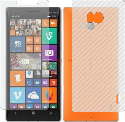ZINGTEL Front and Back Screen Guard for NOKIA LUMIA 930 (Front Matte Finish & Back 3d Carbon Fiber)(Pack of 2)