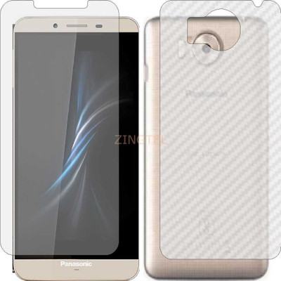 ZINGTEL Front and Back Screen Guard for PANASONIC ELUGA NOTE (Front Matte Finish & Back 3d Carbon Fiber)(Pack of 2)