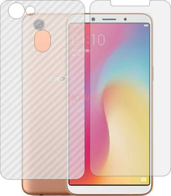 MOBART Front and Back Tempered Glass for OPPO A73 (Front Matte Finish & Back 3d Carbon Fiber)(Pack of 2)