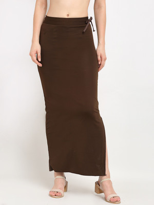 Confort Look COMFORT LOOK SHAPEWEAR BROWN Nylon Blend Petticoat(XXL)