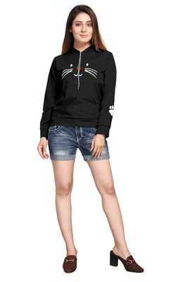 PRI ENTERPRISE Full Sleeve Solid Women Reversible Sweatshirt