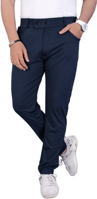 DEEDAT Printed Men Blue Track Pants