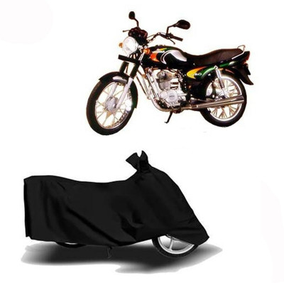 Exciting collections Two Wheeler Cover for Bajaj(Caliber, Black)
